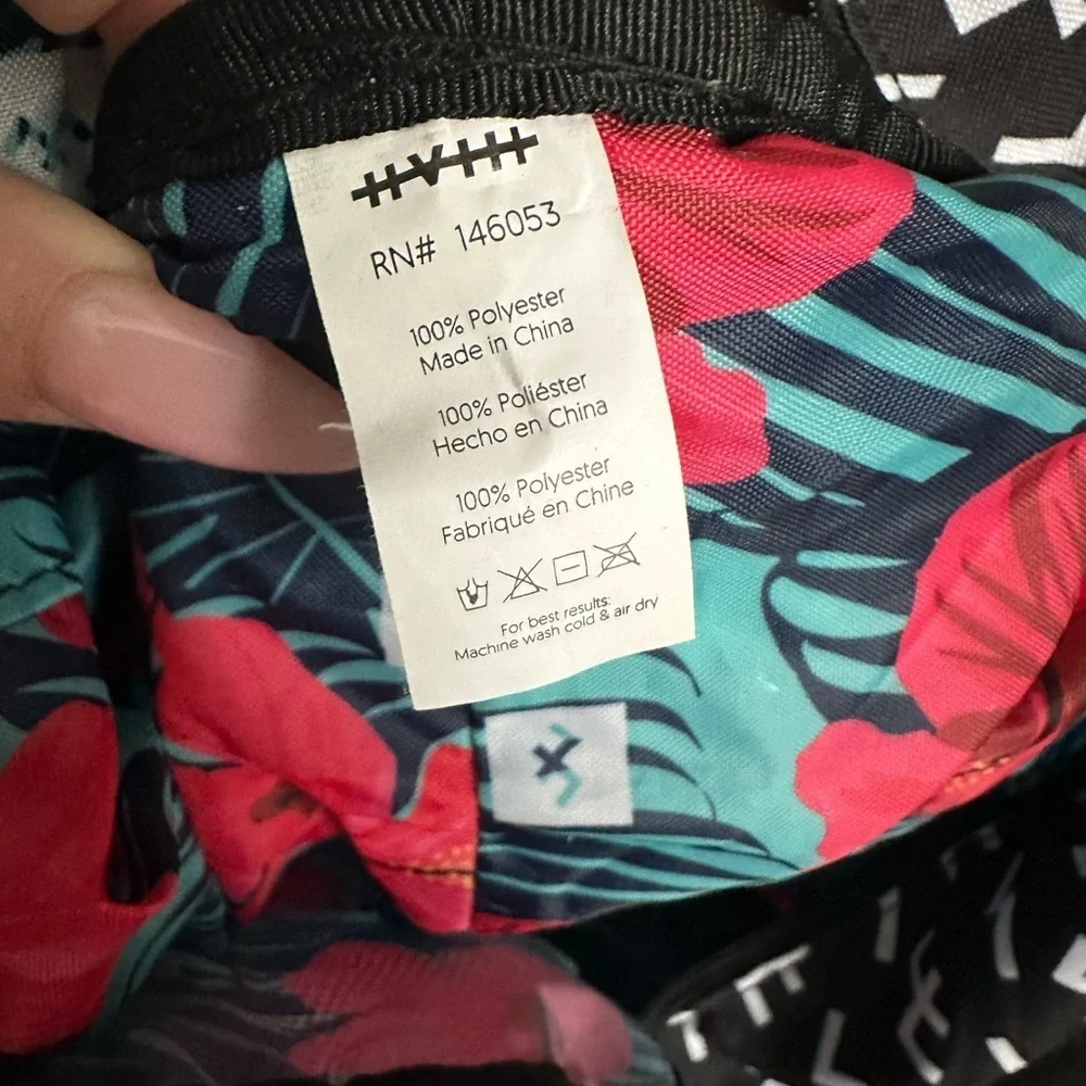 Not Dead Yet or HVlll Rune Black and White Duffel Bag NWT